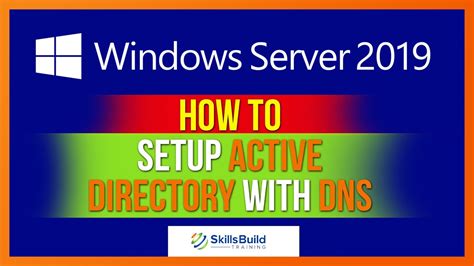 Setting up active directory in windows server 2019